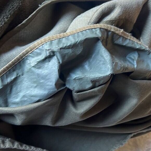 Vintage 1983 German Heavy Canvas Fur Lined Field Parka Army Military Coat - Picture 12 of 16